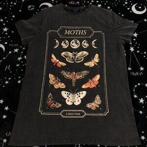 Dolls Kill Flighty Behavior Oversized Graphic Tee